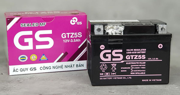 ắc quy xe ga hết điện